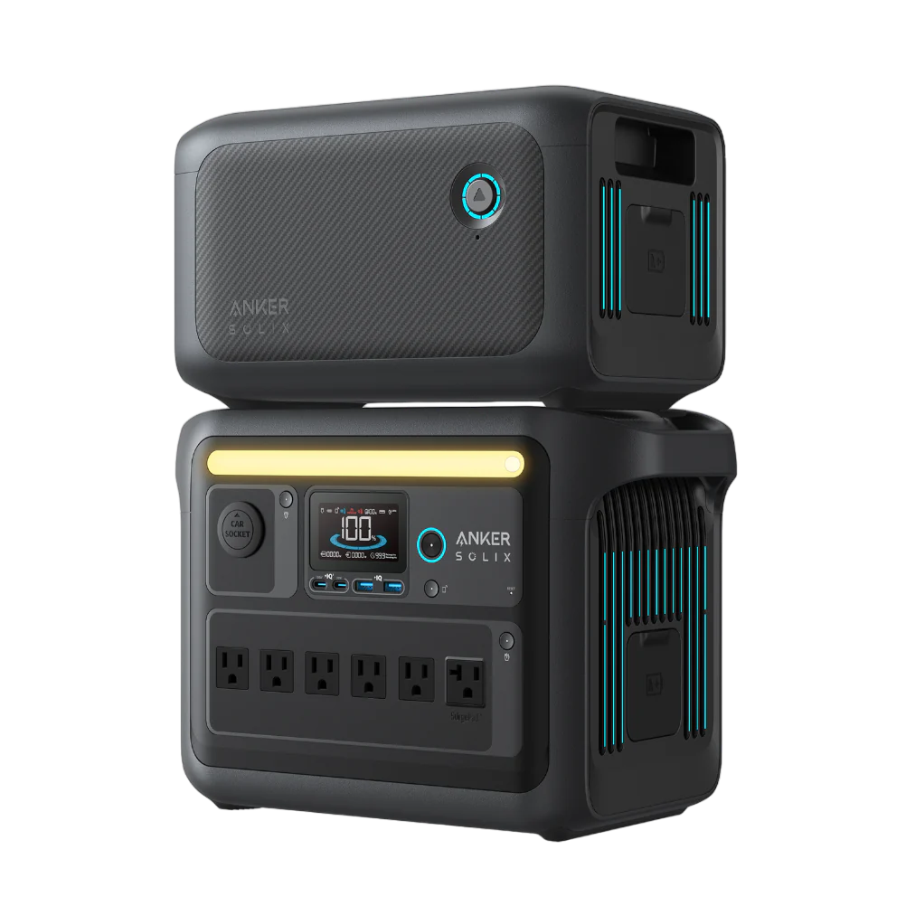 Anker SOLIX C1000X + Expansion Battery | 2,112Wh Battery Capacity | 1,800W  Output