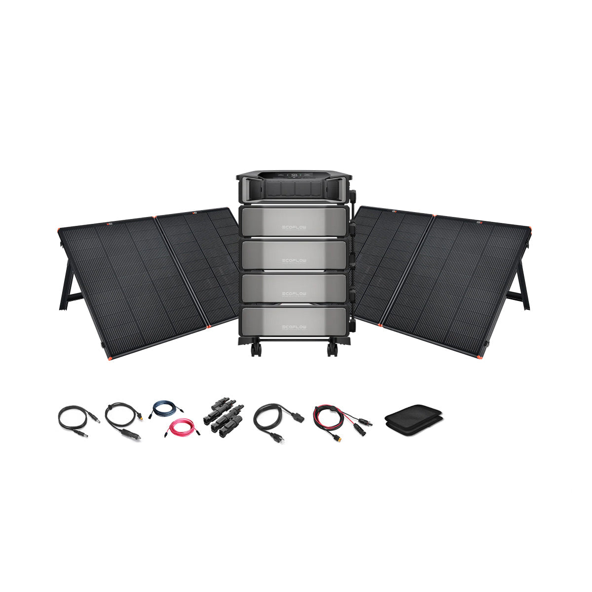 EcoFlow DELTA Pro Ultra 7,200W 24,000Wh Portable Power Station + 12V  Portable Solar Panels | Complete Portable Power Kit | Eco Solar Kits