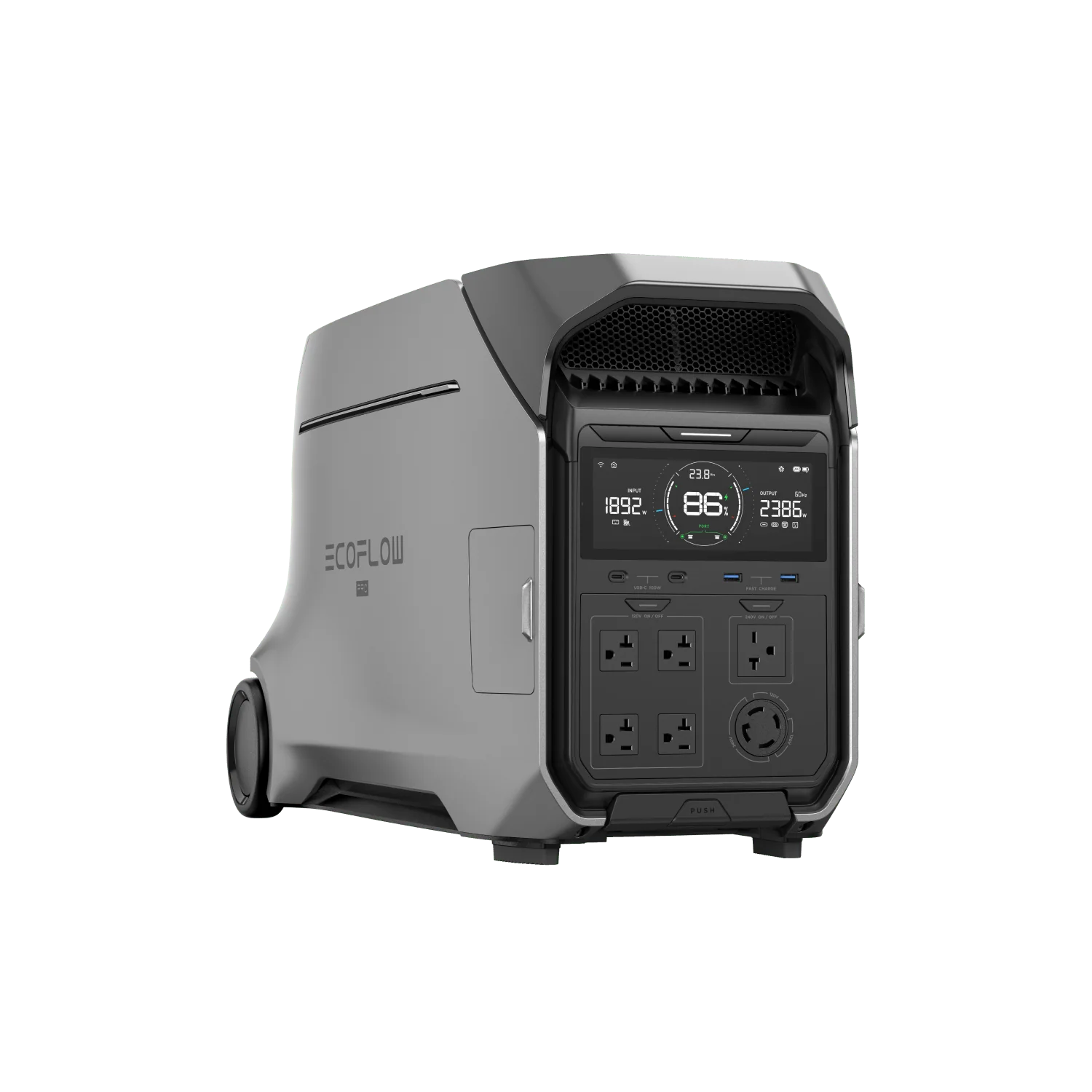 ecoflow delta pro double voltage hub EcoFlow DELTA Pro*2 + Double Voltage Hub
