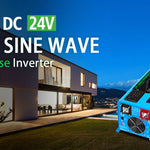 Sungold Power 6,000W DC 24V Split Phase Pure Sine Wave Inverter with Charger