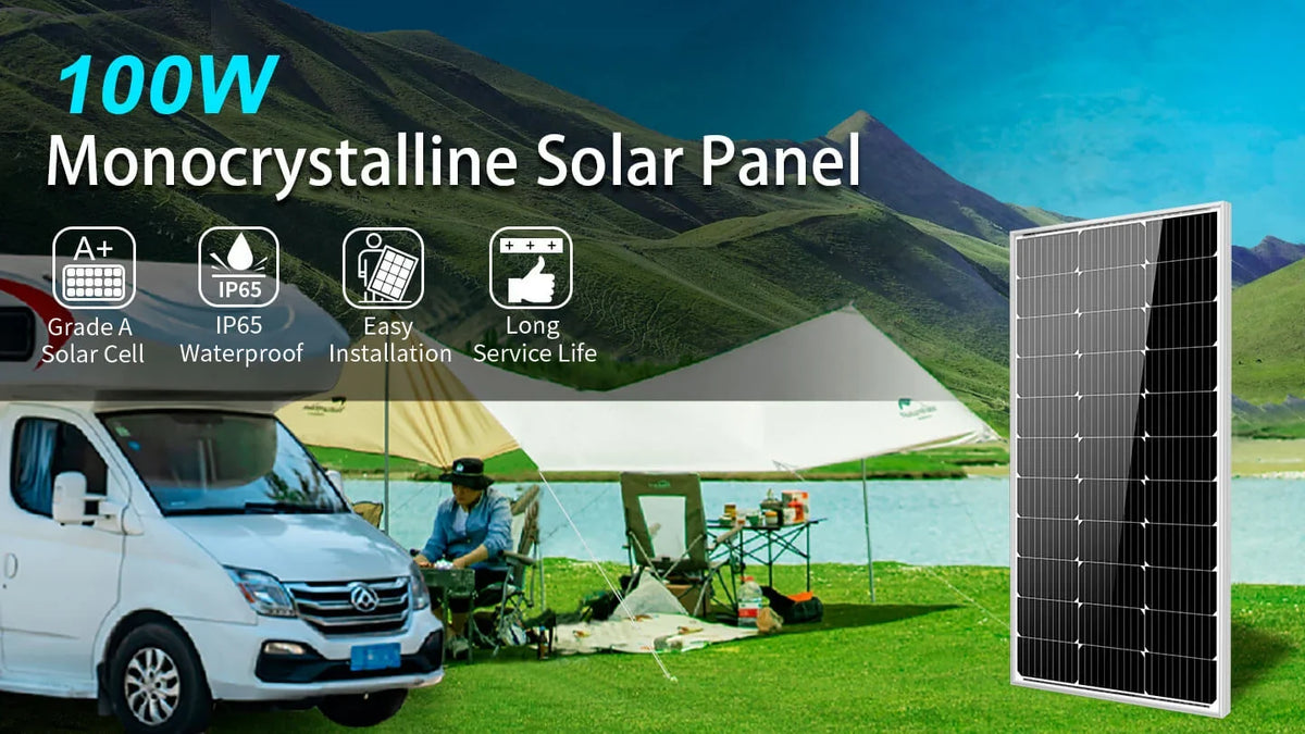 Sungold Power 100W 24V Monocrystalline Solar Panels Kit