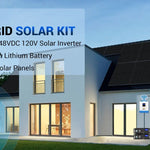 Sungold Power Off‑Grid 5,000W Solar Kit 48VDC 120V Inverter LiFePO₄ 10.24 kWh Battery 6×415W Solar Panels SGR‑5KE