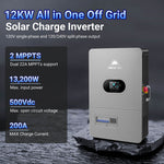 Sungold Power 24kW Off-Grid Solar Kit 48V 120/240V | 61.44kWh CoreX 5 Pro Lithium Battery | 31 x 590W Bifacial Solar Panels | FR-24K60CP