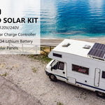 Sungold Power 4,000W Off‑Grid Solar Kit 12VDC 120V/240V LiFePO₄ Battery 1,200W Solar Backup SGK‑PR4S