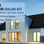 Sungold Power Off‑Grid 10,000W Solar Kit 48VDC 120V/240V Output | LiFePO4 20.48 kWh Battery & 12×450W Panels (SGR‑10K2M)