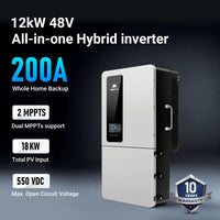 Sungold Power SGS-12K18MAX 12kW 48V All-in-One Hybrid Solar Inverter | 200A Whole-Home Backup | 18kW PV