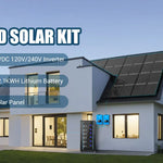 SUNGOLD POWER 20kW Off Grid Solar Kit 48VDC LiFePO4 30.72kWh Lithium Battery 32 x 450 Watts Solar Panels SGR-20K30E