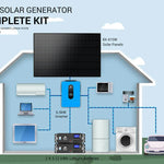 SUNGOLD POWER Off-Grid Solar Kit 6,500W 48VDC 120/240VAC OUTPUT 10.24KWH Lithium Battery 8 X 415W Solar Panels SGR-6510E
