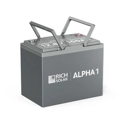 Rich Solar 12V 100Ah Lithium Battery | ALPHA 1