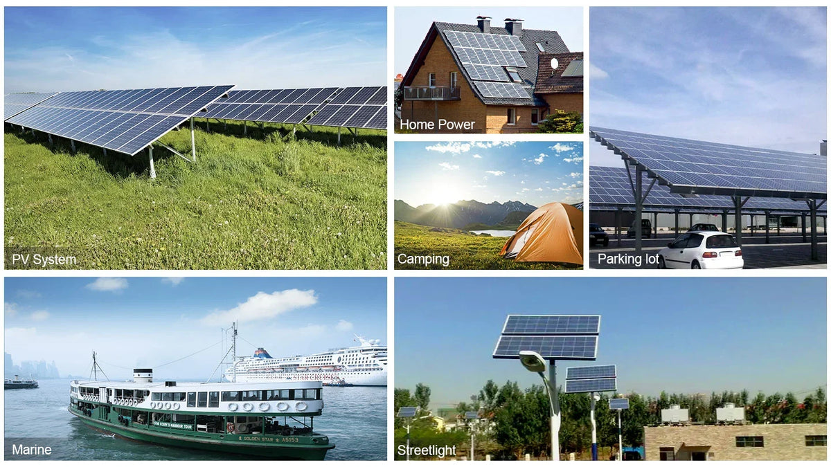 Sungold Power 100W 24V Monocrystalline Solar Panels Kit