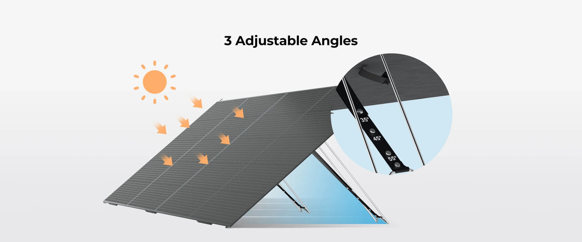 BLUETTI 420W 48V Monocrystalline Portable Solar Panel