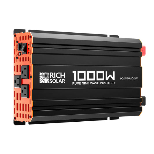 Rich Solar 1,000W 12V 120VAC Industrial Pure Sine Wave Inverter | NOVA PURE 1K