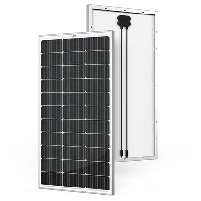 RICH SOLAR MEGA 100W 12V Monocrystalline Rigid Solar Panel