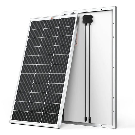 RICH SOLAR MEGA 100W 12V Monocrystalline Rigid Solar Panel
