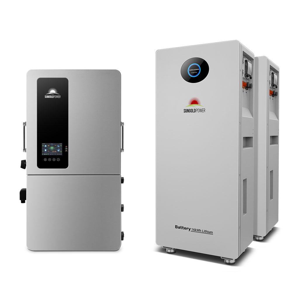 Sungold Power SGS-12K18MAX 12kW 48V All-in-One Hybrid Solar Inverter | 200A Whole-Home Backup | 18kW PV