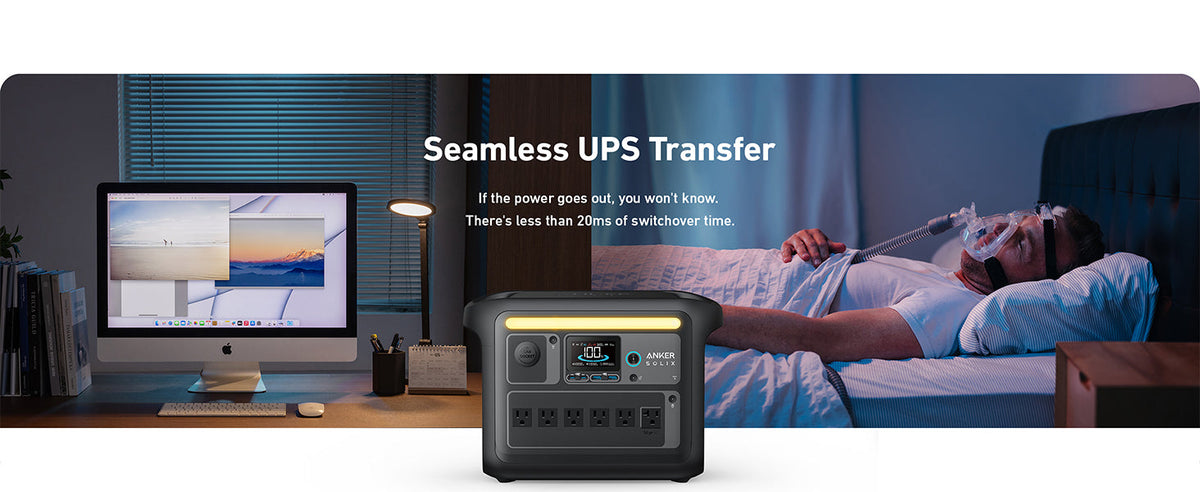 Anker SOLIX C300X Portable Power Station | 300W Power Output | 288Wh Battery Capacity