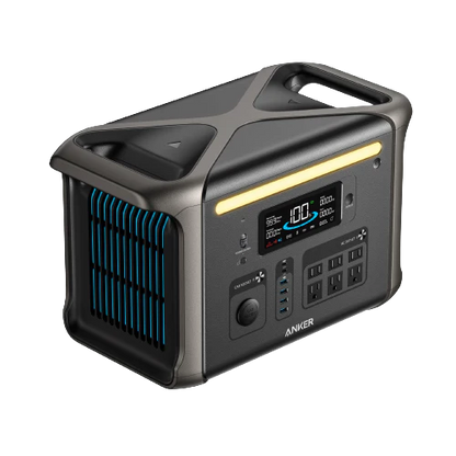 Anker SOLIX F1500 Portable Power Station | 1,800W Power Output | 1,536Wh Battery Capacity