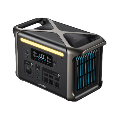 Anker SOLIX F1500 Portable Power Station | 1,800W Power Output | 1,536Wh Battery Capacity