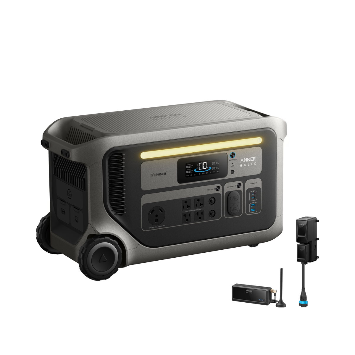 Anker SOLIX F3000 + Power Saver Kit (Smart Meter + Bi-Directional Inlet Box)