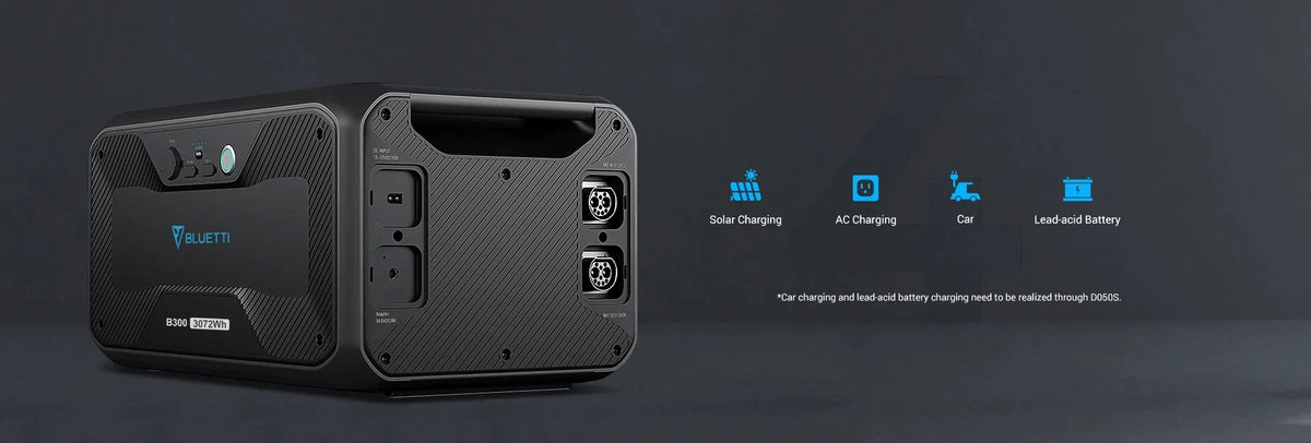 BLUETTI B300 3,072Wh LiFePO4 Expansion Battery