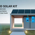 Sungold Power Off‑Grid 10,000W Solar Kit 48VDC 120V/240V Inverter | 10×550W Panels & 4×5.12kWh Powerwall LiFePO4 Battery (SGM‑10K20)