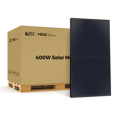 Rich Solar MEGA 400W 24V Monocrystalline Solar Panel | Premium Grid-tie or Off-grid Solar Panel