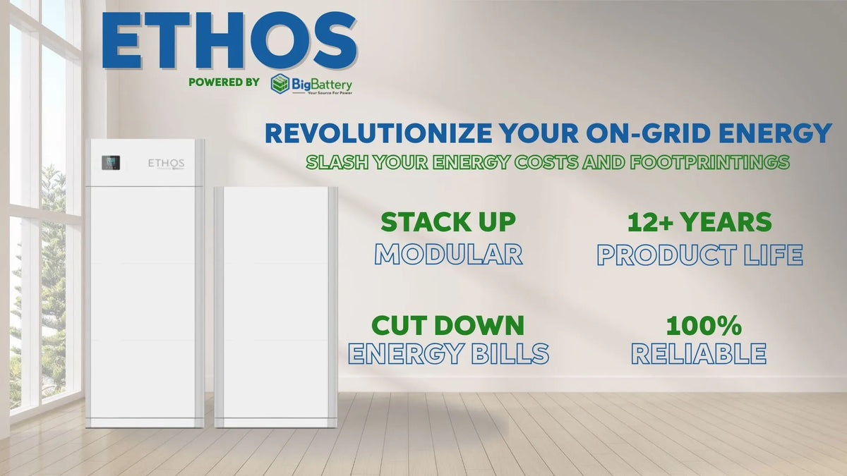 ETHOS 48V 20.2kWh Battery Backup Kit (4 Modules)
