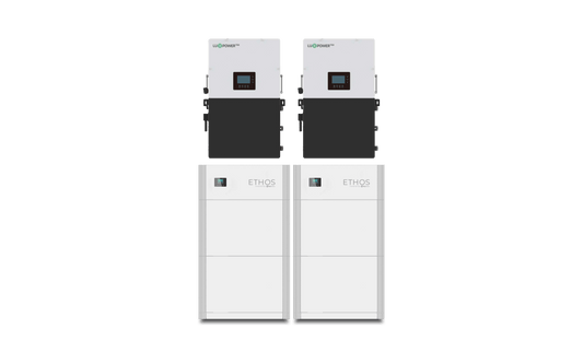 Off-Grid 24kW Output Power System | 48V 20.4kWh ETHOS Battery Backup | BigBattery