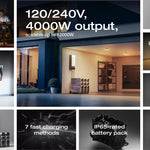 EcoFlow DELTA Pro 3 Portable Power Station 4,000W 4,096Wh + 12V Rigid Solar Panels | Complete Solar Power Kit