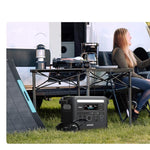 Anker SOLIX F2600 Portable Solar Generator | 2560Wh Battery Storage | 2400W Power Output | 200W Solar Panel