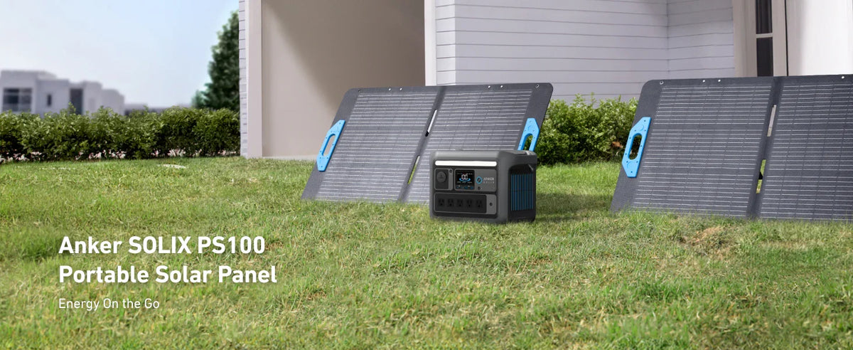 Anker SOLIX 100W 24V PS100 Monocrystalline Portable Solar Panel