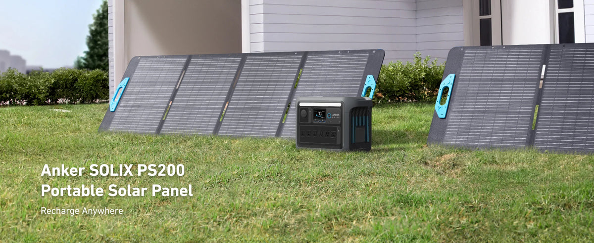 Anker SOLIX 200W 48V PS200 Monocrystalline Portable Solar Panel