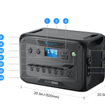 Bluetti AC300+B300K 3,000W 2,764.8Wh Solar Generator Kit + 3 x 200W Portable Solar Panels | Complete Solar Kit