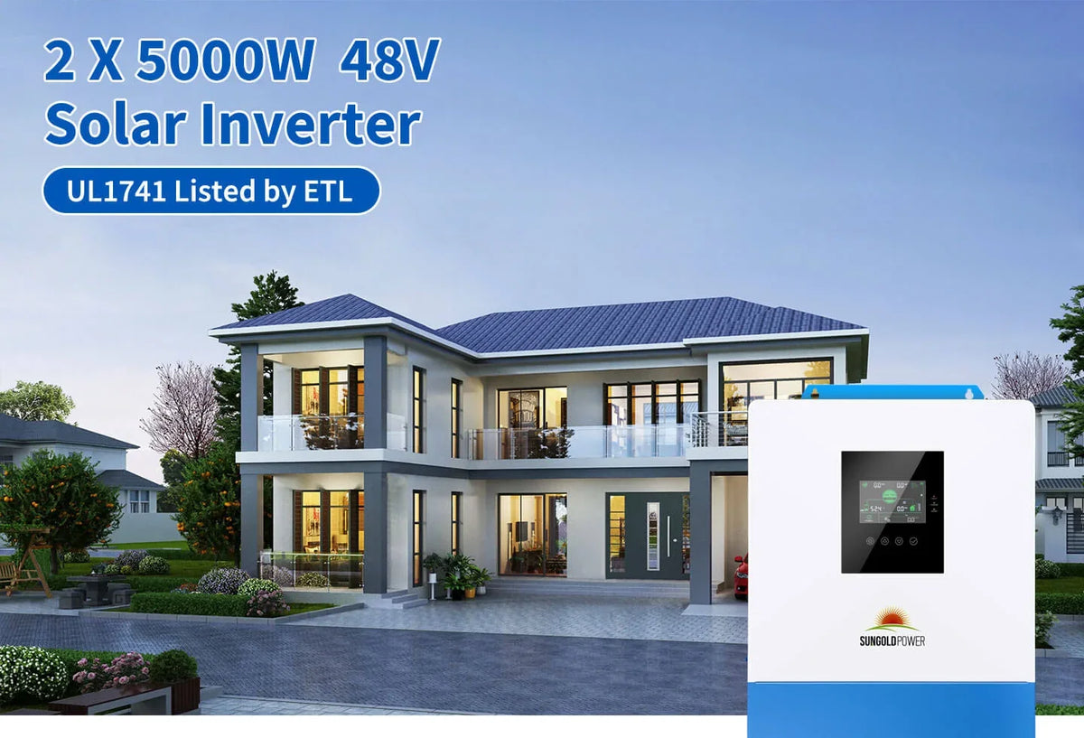 Sungold Power 10,000W 48V Solar Charger Inverter (2 Units Parallel)