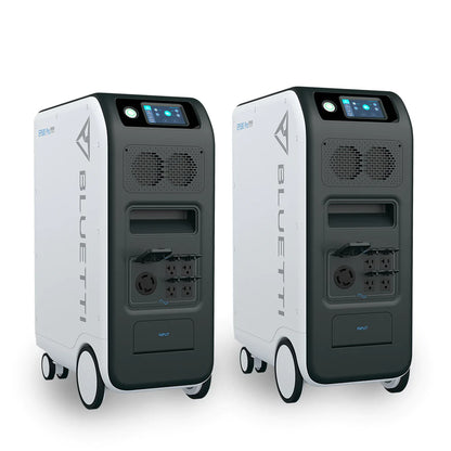 Complete Kit | BLUETTI EP500 Pro 6,000W 120/240V 10,200Wh Portable Power Station | 8 x 335 Watt Rigid Solar Panels