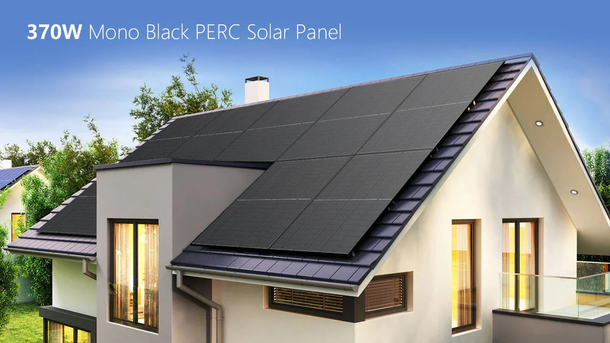 Sungold Power 370W 24V Mono Black PERC Solar Panels Kit