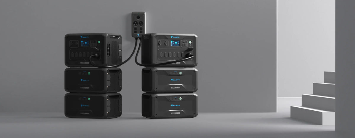 BLUETTI AC300 + B300 3,000W Output Portable Power Station | Home Battery Backup