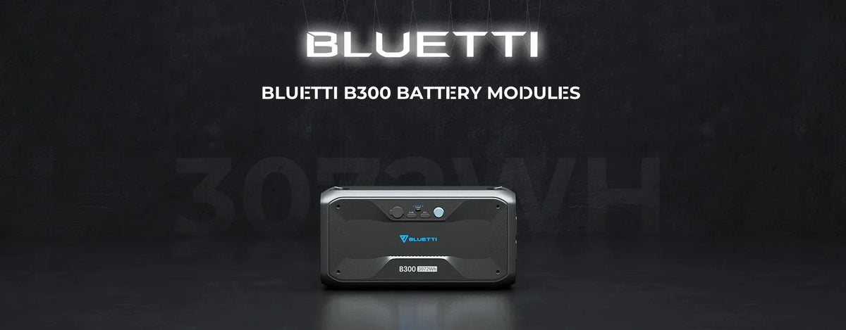 BLUETTI B300 3,072Wh LiFePO4 Expansion Battery