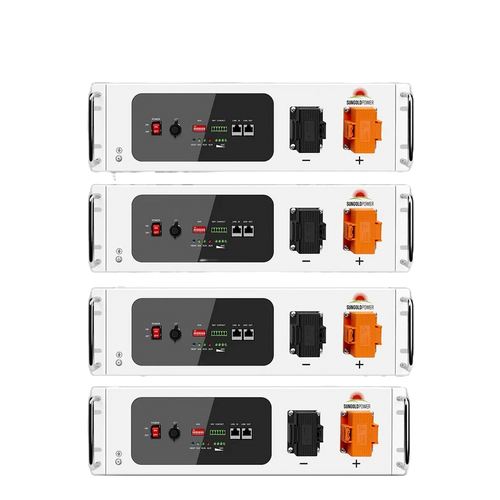 4 x Sungold Power Server Rack 5,120Wh 48V 100Ah Lithium Battery Self-Heating SGH48100T