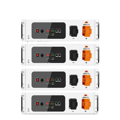 4 x Sungold Power Server Rack 5,120Wh 48V 100Ah Lithium Battery Self-Heating SGH48100T