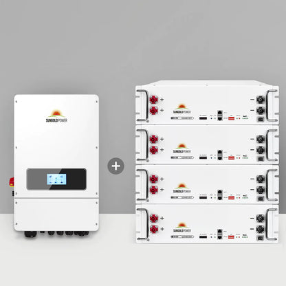 SUNGOLDPOWER 10KW HYBRID INVERTER 48V 120/240V SPLIT PHASE