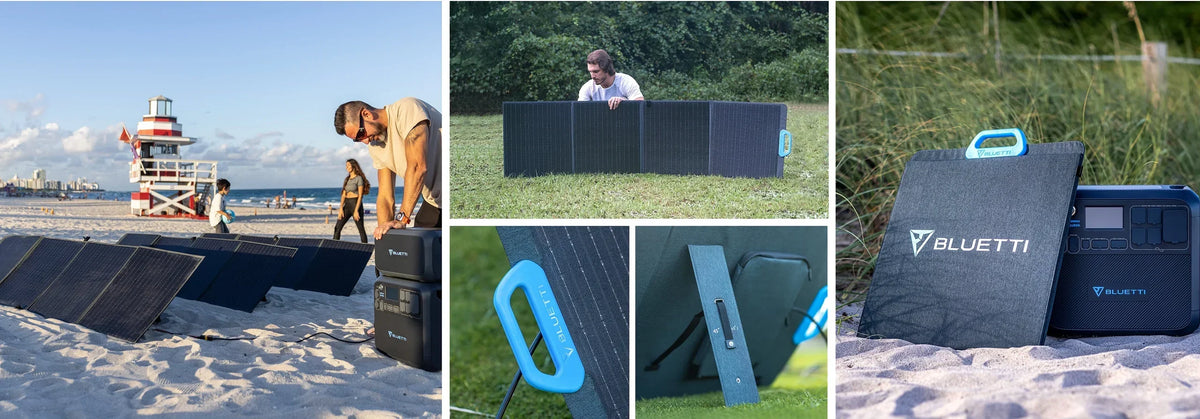 BLUETTI 120W 24V Monocrystalline Portable Solar Panel