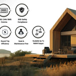 NEXUS 48V 14.3kWH LiFePO4 Battery + EG4 6,000XP Inverter | Off-Grid Home Back-up System