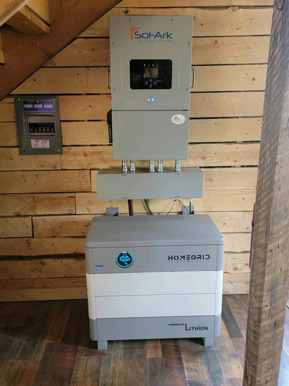 HomeGrid Stack'd Series 48V [9.6kWh - 38.4kWh] LFP Battery Bank