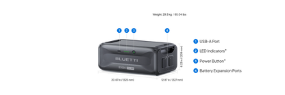 BLUETTI AC300+B300K 3,000W Output Power Station | Home Battery Backup