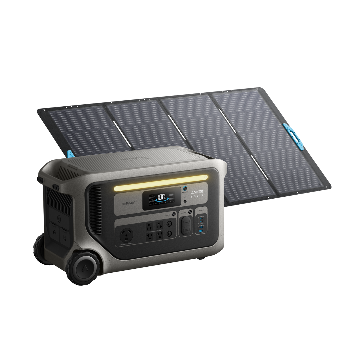 Anker SOLIX F3000 Solar Generator + 2× 440W Rigid Solar Panels - image 4