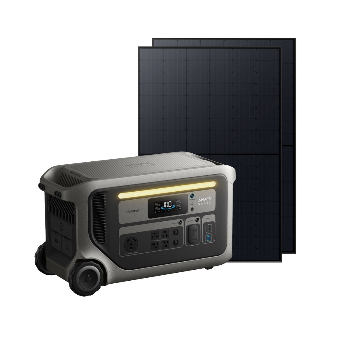 Anker SOLIX F3000 Solar Generator + 2× 440W Rigid Solar Panels