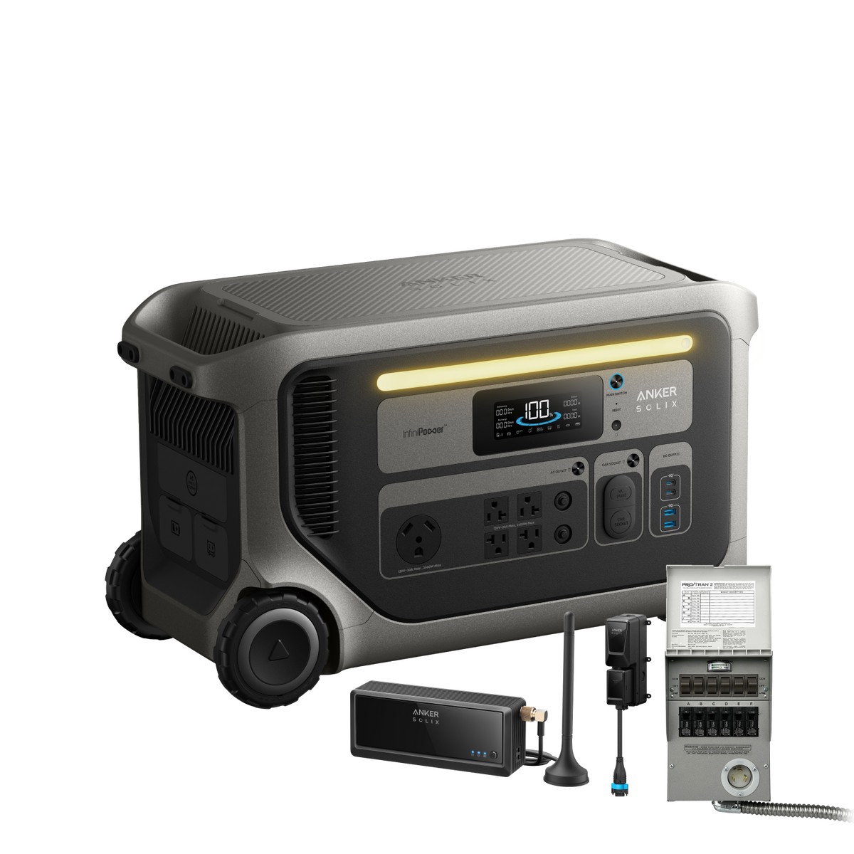 Anker SOLIX F3000 + 6-Circuit Transfer Switch + Power Saver Kit