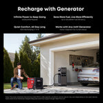 Anker SOLIX F3800 PLUS 6,000W 3.84kWh Portable Power Station + 400W Portable Solar Panels