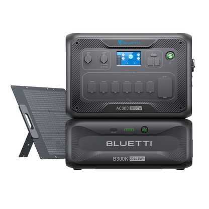 BLUETTI AC300+B300K 3,000W Output Power Station | Home Battery Backup